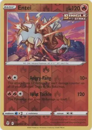 Evolving Skies Entei #19/203 reverse holo